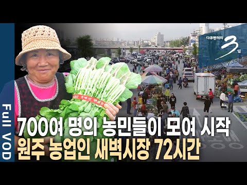 새벽잠을 잊고 써 내려온 이야기~ <strong>원주</strong> 농업인 새벽시장 72시간 | 다큐 3일 | <strong>KBS</strong> 20210711 방송