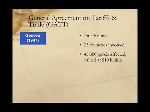 Video: Wat was het doel van Nafta en GATT?