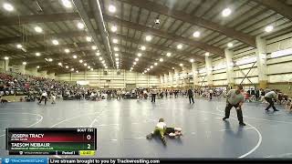 62 Lbs Champ. Round 1 - Taesom Neibaur, Bonneville Wrestling Club Vs Joseph Tracy, Kuna Klub 9847