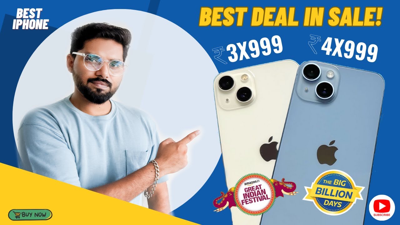 Best Deal iPhone 13 ⚡ iPhone 14 in Flipkart Big Billion Days 2023| Amazon Great Indian Festival Sale