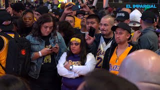 Fans de Kobe Bryant lloran su muerte screenshot 4