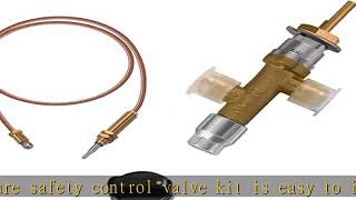 AJinTeby BBQ Grill Replacement Parts, Propane Gas Fire Pit Control Safety Valve, Fire Pit Replaceme