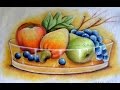Frutas - Pintura em Tecido