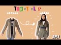 THRIFT FLIP | EP.1 Turning a blazer into a two piece set.