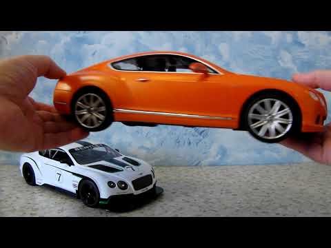ОНЛАЙН ТРЕЙД.РУ — Машина на радиоуправлении RASTAR Bentley Continetal GT Speed, 1:14, оранжевый