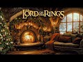 🎄✧˖° A Hobbit&#39;s Holiday 🎁 Cozy Christmas Fireplace Ambience  ⋆⋅☆⋅⋆  Yule ⋆⋅ Christmas 🎄 The Shire ❄️