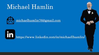 Michael Hamlin Video Resume
