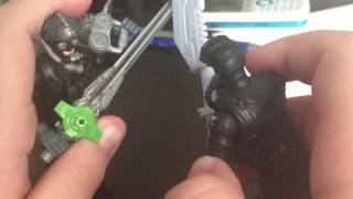 Slow Motion Battle Against Two Navy Troops