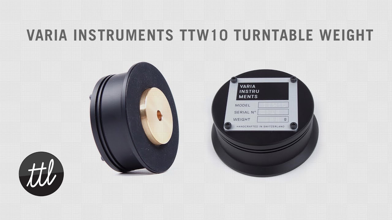Varia Instruments TTW10 Turntable Weight w/ Retractable 45 Adaptor
