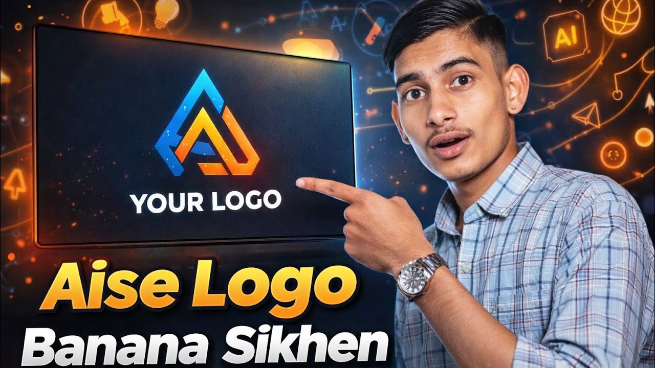 Aise Logo Banana Sikhen 🔥 AI Se Professional Logo Design (Hindi)
