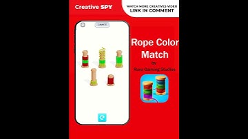 Rope Color Match! by Rare Gaming Studios #dailyupdates #puzzle #gaming #newgames #games #creativeads