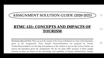 BTMC 135 Ignou Solved Assignment
