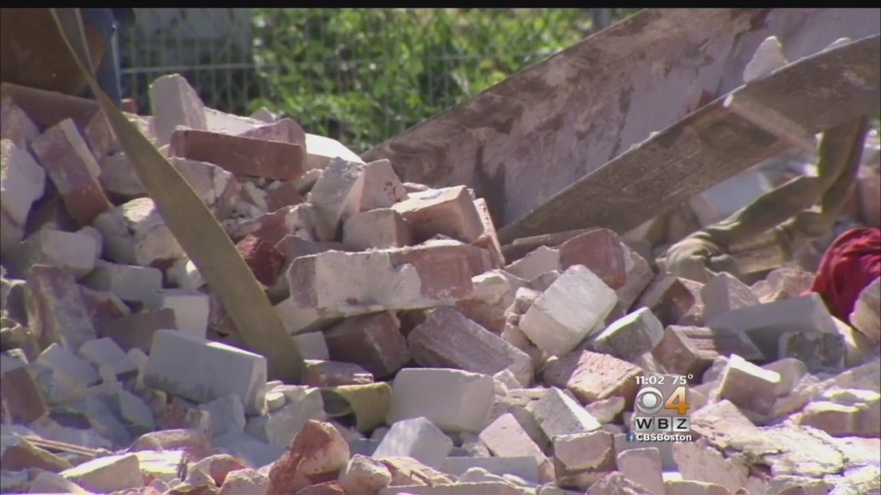Workers Trapped After Wall Collapses At Quincy Construction Site - YouTube