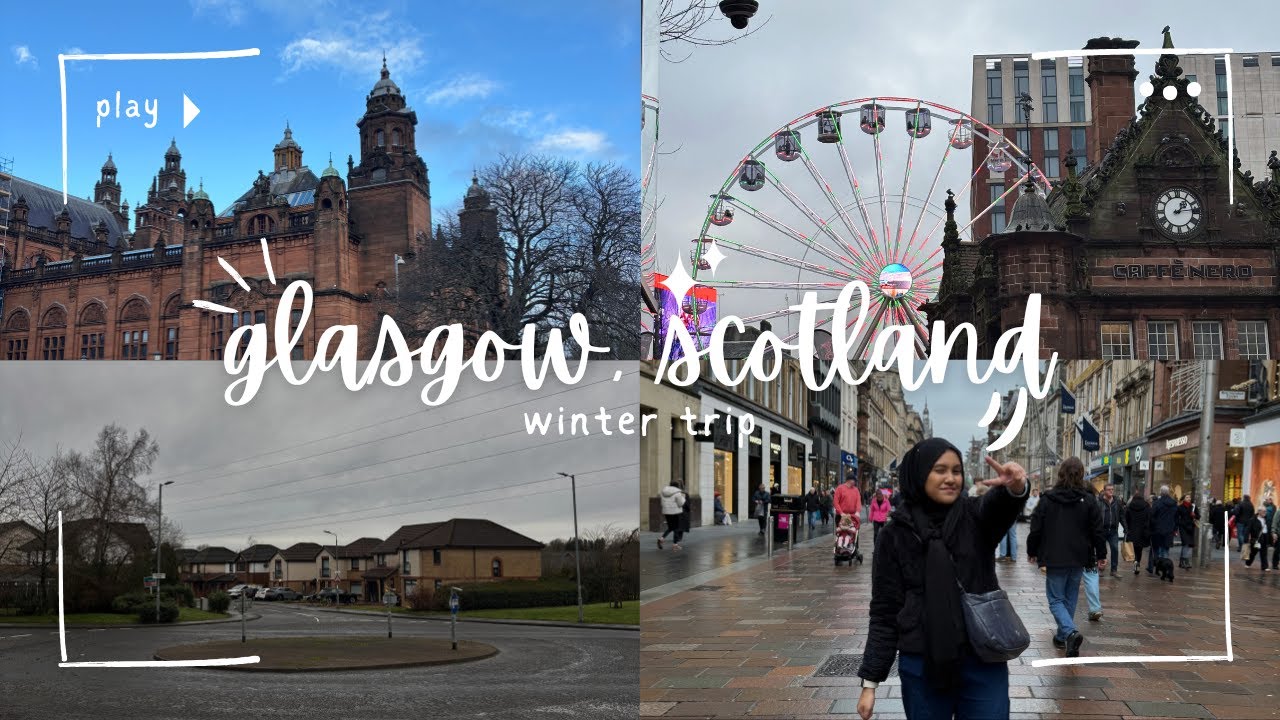 🎄 glasgow christmas | shopping, food & cozy days | winter travel diaries
