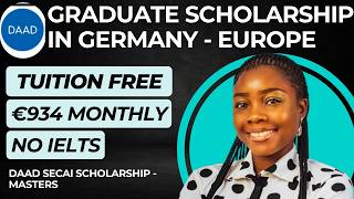 Study in Germany for Free | DAAD SECAI Scholarship 2026 Explained