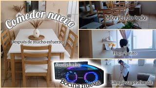 Limpieza profunda/Tenemos comedor nuevo✨Bocina Audishako ADS1000 