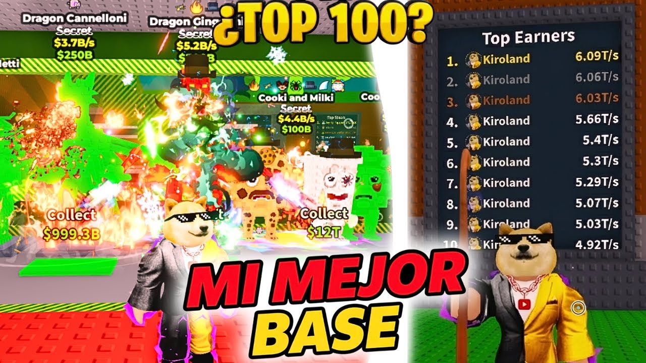 ¿PUEDO LLEGAR AL TOP 100 CON MI MEJOR BASE EN STEAL A BRAINROT? 😱