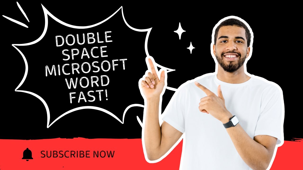 Double Space in Seconds! (Microsoft Word Shortcut)