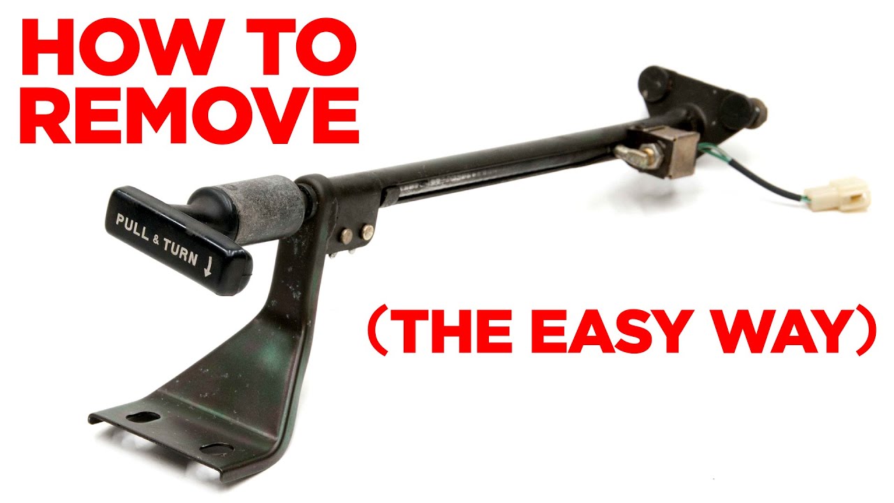 How To Remove Toyota Pickup 4Runner Parking Brake Cable Pull Handle How To Remove Toyota Pickup 4Runner Parking Brake Cable Pull Handle