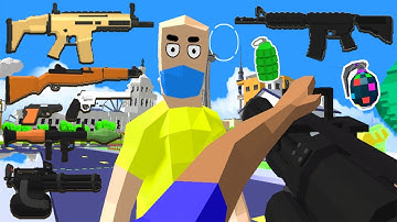 All POWERFUL Weapons in Dude Theft Wars Full Unlocked Android Gameplay Walkthrough Part 205