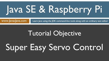 Java and Raspberry Pi Programming - Super Easy Servo Control!