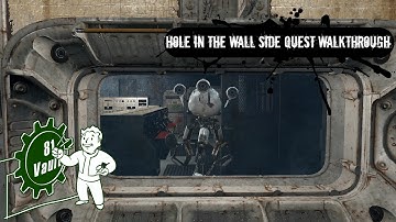 Hole In The Wall - Fallout 4 Vault 81 Side Quest Full Walkthrough No Commentary