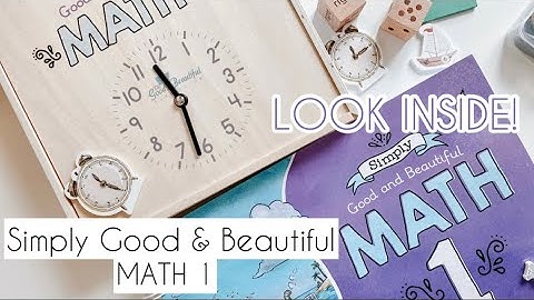 ***BRAND NEW SIMPLY GOOD & BEAUTIFUL MATH 1 || LOOK INSIDE