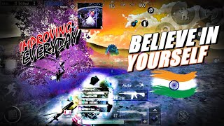 BE STRONGER EVERYDAY || BELIEVE IN YOURSELF || PURE SKILLS  MONTAGE || PUBG MOBILE || LOVE GAMING !