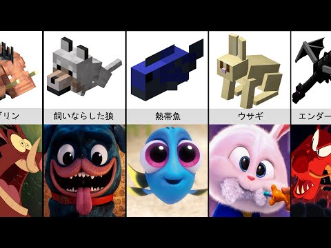 漫画のキャラクターとしての Minecraft の暴徒パート 2 比較 Xanh Cn