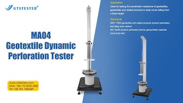 MA04 Geotextile Dynamic Perforation Tester