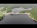 Drone view matawin dam  oneill outdoors