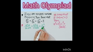 Math Olympiad problem and solution