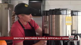 Einstein Brothers Bagels owners share success following opening in North Platte Lee Bird Airport screenshot 1