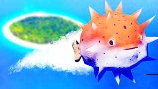 LVL 1000 PUFFER FISH GOES TO SPACE! - Feed and Grow Fish