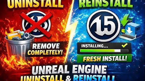 How to Completely Uninstall & Reinstall Unreal Engine | Step-by-Step Tutorial