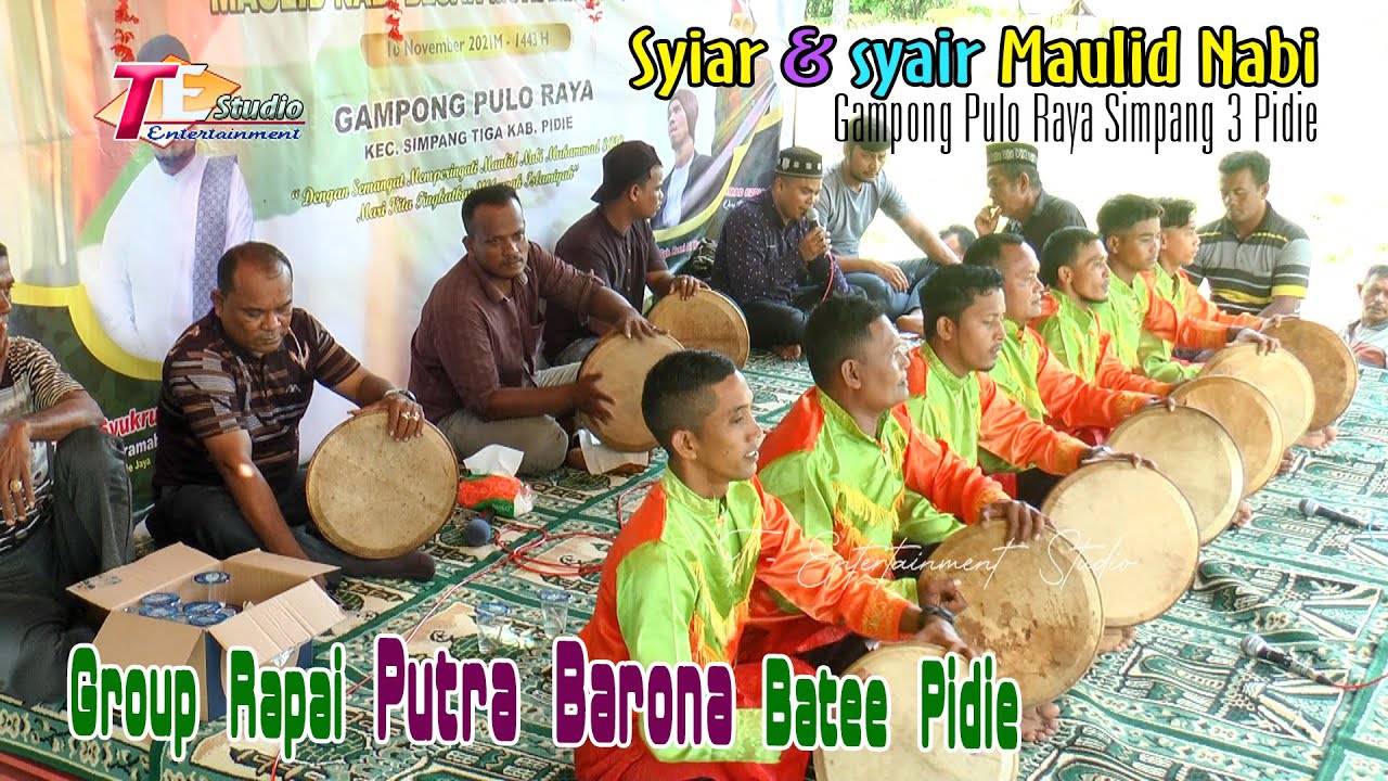 Syiar & Syair Maulid Nabi I Group Rapai Putra Barona Batee Pidie