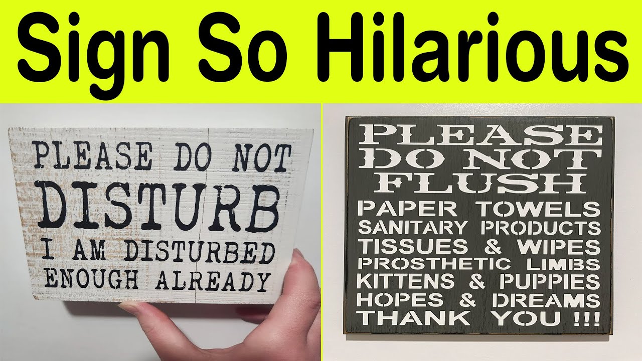 Signs So Hilarious You’ll Think They Were Designed by Stand-Up Comedians! || Happy Panda