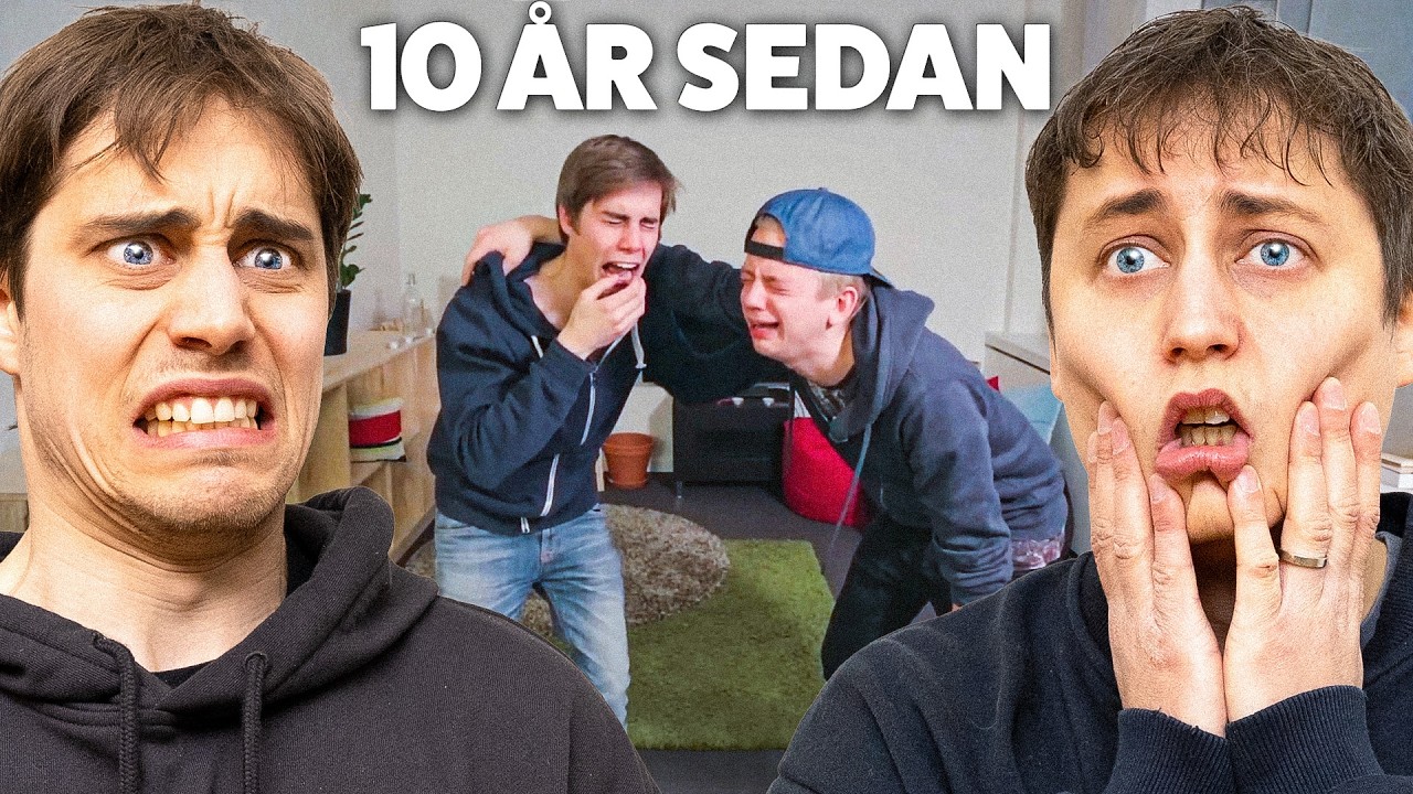 VI REAGERAR PÅ OSS SJÄLVA FÖR 10 ÅR SEN
