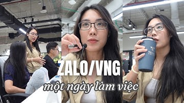 một ngày đi làm tại Zalo, VNG | a working day in the 9 to 5 job at big corp✨