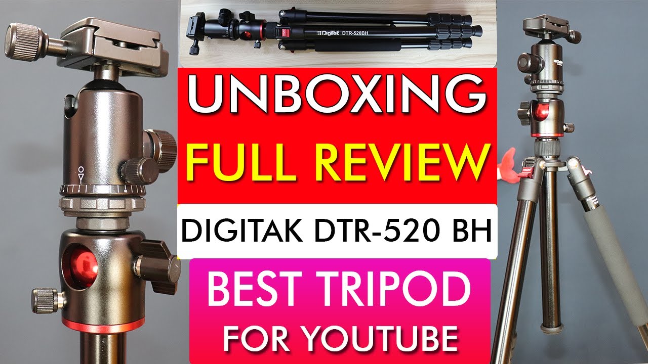 Digitek 520 bh tripod unboxing review features Best tripod for