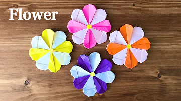 折り紙で花の作り方