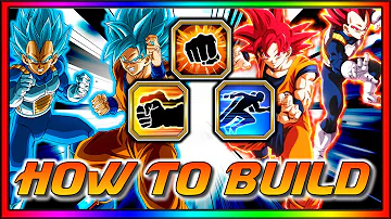 HOW TO BUILD The Gods! AGL Vegito Blue/Blue Goku and Vegeta and 7th Anny Gods! DBZ: Dokkan Battle