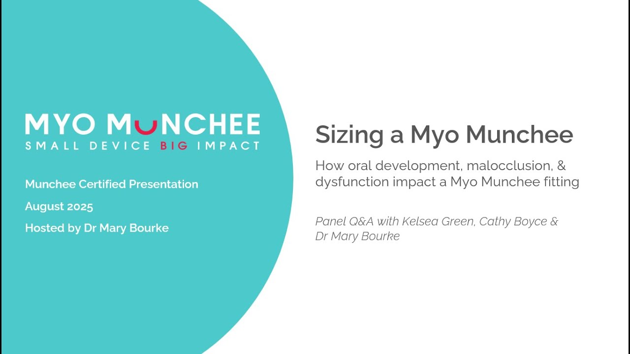 Sizing a Myo Munchee -  Special Panel Q&A Call
