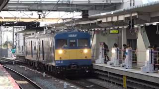 [4K]クモヤ145試運転@高槻(20180213) Kumoya145 Working EC Test Run