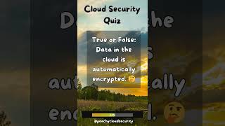 Cloud Security Quiz by @peachycloudsecurity