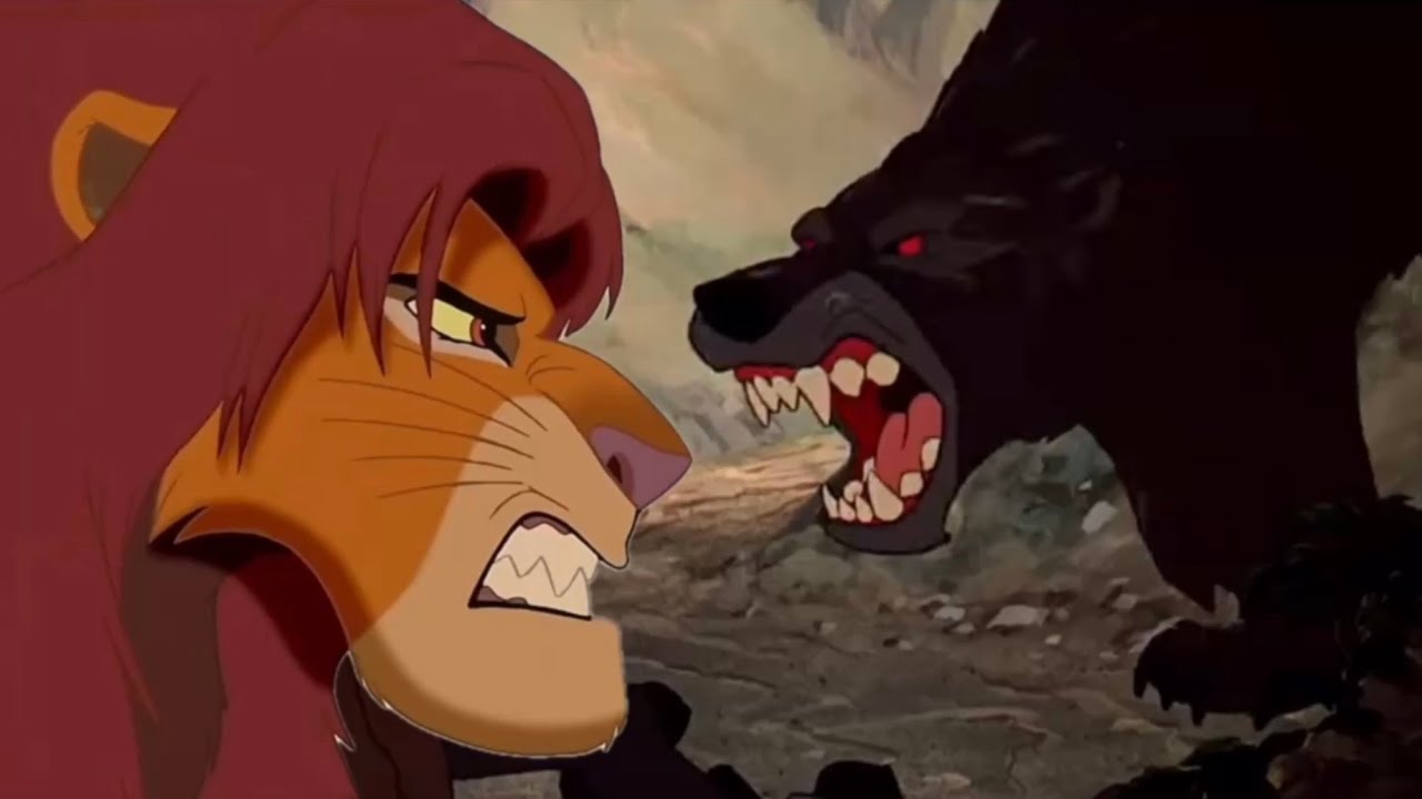 Simba vs. Bear (Fox and the Hound)