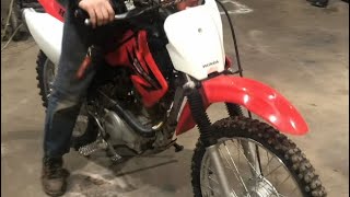 Honda Crf100 Chain And Sprocket Replacement Fork Oil Change
