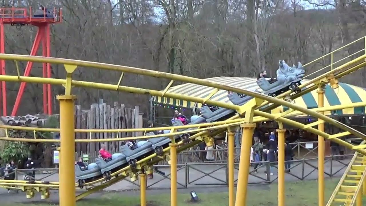 Rhino Coaster Off Ride Footage 2023 West Midlands Safari