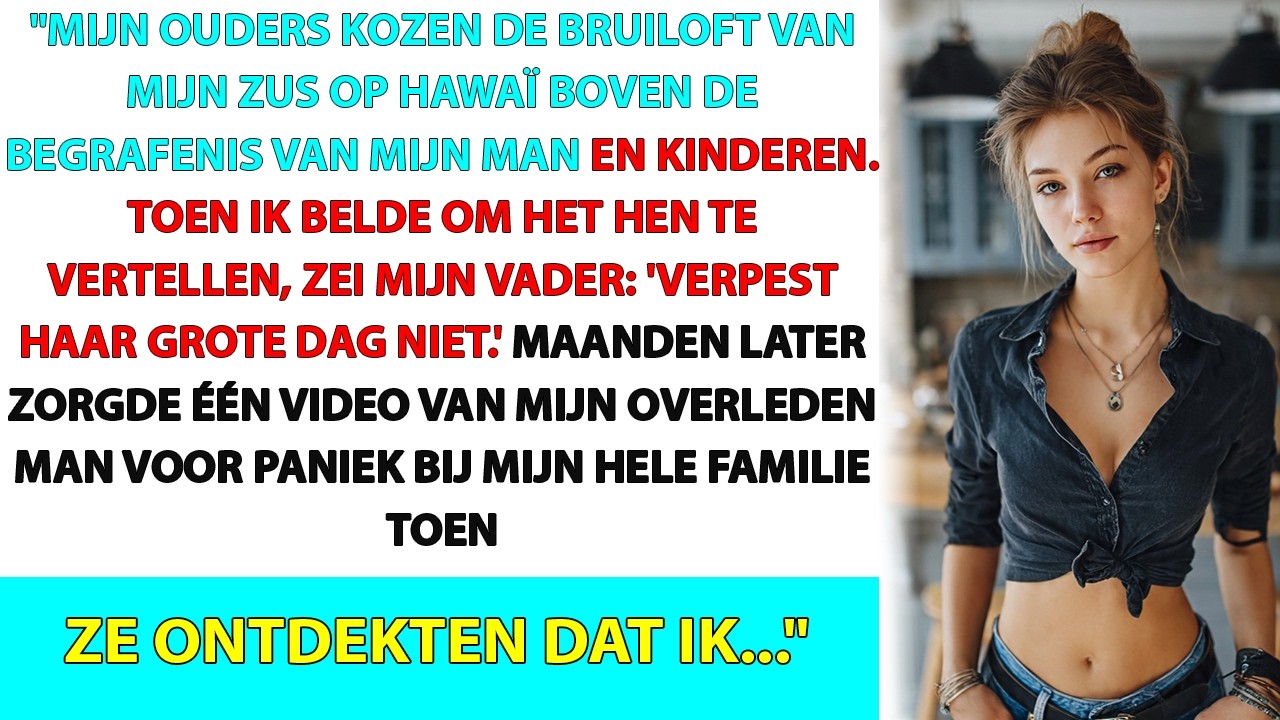 Ik stond in het mortuarium met de papieren in mijn handen toen ik mijn vader belde om te zeggen dat mijn man en mijn twee kinderen waren overleden. Aan de andere kant hoorde ik feestmuziek op...