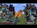 Fallen Warriors Team VS Teams Of Bosses|MobBattle|Minecraft Java|
